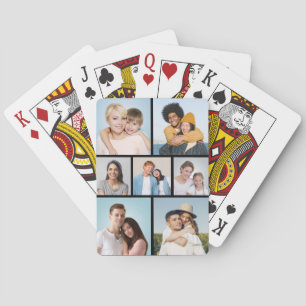 Creëer Uw eigen fotocollage 7 Pokerkaarten