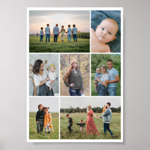 Creëer Uw eigen fotocollage 7 Poster
