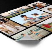 Creëer Uw eigen fotocollage 7 Poster (Hoek)
