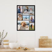 Creëer Uw eigen fotocollage 7 Poster (Keuken)