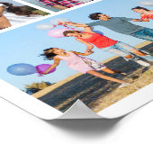 Creëer Uw eigen fotocollage 7 Poster (Hoek)