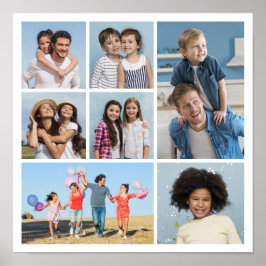 Creëer Uw eigen fotocollage 7 Poster