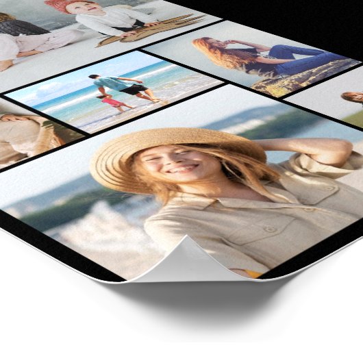 Creëer Uw eigen fotocollage 7 Poster (Hoek)