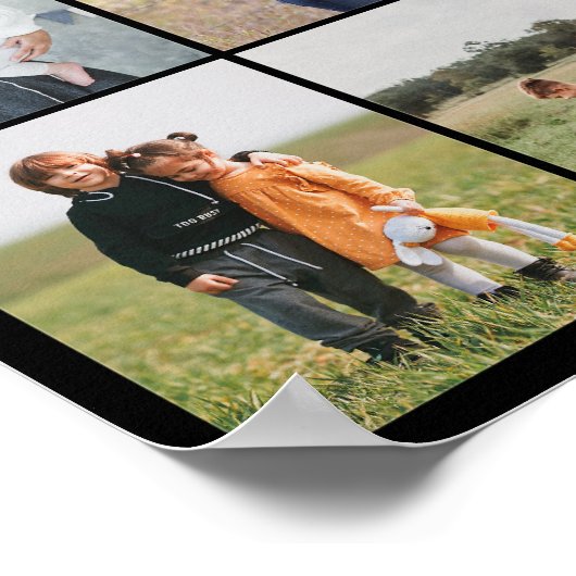 Creëer Uw eigen fotocollage 7 Poster (Hoek)