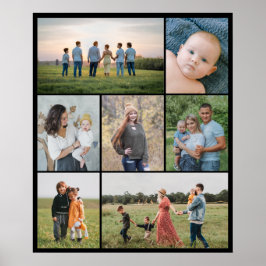 Creëer Uw eigen fotocollage 7 Poster