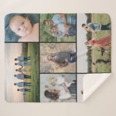 Creëer Uw eigen fotocollage 7 Sherpa Deken (Voorkant (horizontaal))