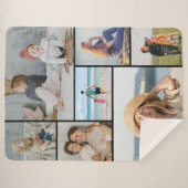 Creëer Uw eigen fotocollage 7 Sherpa Deken (Voorkant (horizontaal))