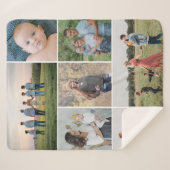 Creëer Uw eigen fotocollage 7 Sherpa Deken (Voorkant (horizontaal))