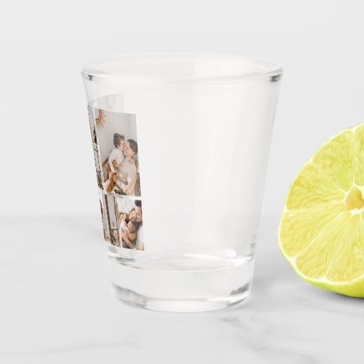 Creëer Uw eigen fotocollage 7 Shot Glas (Rechts)