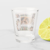 Creëer Uw eigen fotocollage 7 Shot Glas (Achterkant)
