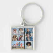 Creëer Uw eigen fotocollage 7 Sleutelhanger (Voorkant)