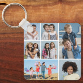 Creëer Uw eigen fotocollage 7 Sleutelhanger (Voorkant)