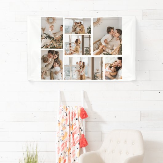 Creëer Uw eigen fotocollage 7 Spandoek (Insitu)