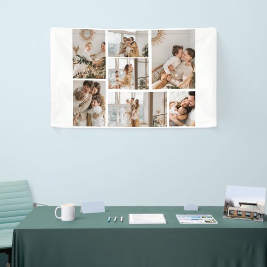 Creëer Uw eigen fotocollage 7 Spandoek (Beurs)
