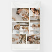 Creëer Uw eigen fotocollage 7 Spandoek (Verticaal)