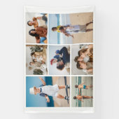 Creëer Uw eigen fotocollage 7 Spandoek (Verticaal)