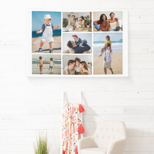 Creëer Uw eigen fotocollage 7 Spandoek (Insitu)