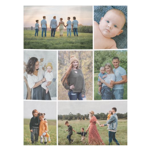 Creëer Uw eigen fotocollage 7 Tafelkleed (Voorkant)