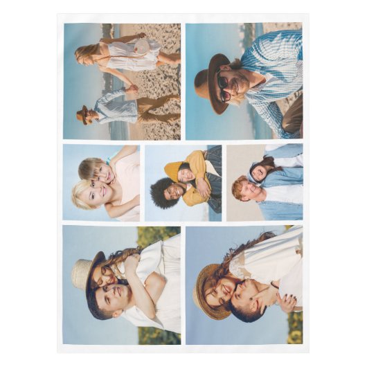 Creëer Uw eigen fotocollage 7 Tafelkleed (Voorkant)