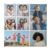 Creëer Uw eigen fotocollage 7 Tegeltje (Voorkant)