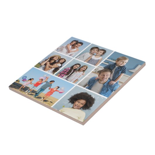 Creëer Uw eigen fotocollage 7 Tegeltje (Zijkant)