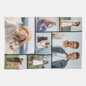 Creëer Uw eigen fotocollage 7 Theedoek (Horizontaal)