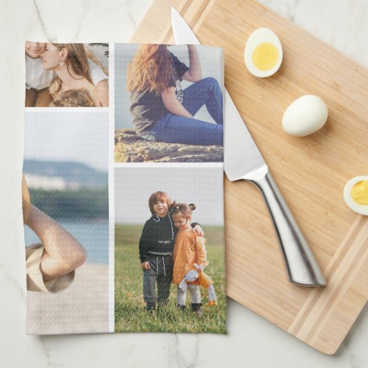 Creëer Uw eigen fotocollage 7 Theedoek (Quarter Fold)