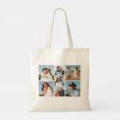 Creëer Uw eigen fotocollage 7 Tote Bag (Achterkant)
