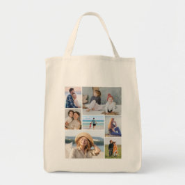 Creëer Uw eigen fotocollage 7 Tote Bag