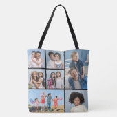 Creëer Uw eigen fotocollage 7 Tote Bag (Achterkant)