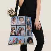 Creëer Uw eigen fotocollage 7 Tote Bag (Dichtbij)