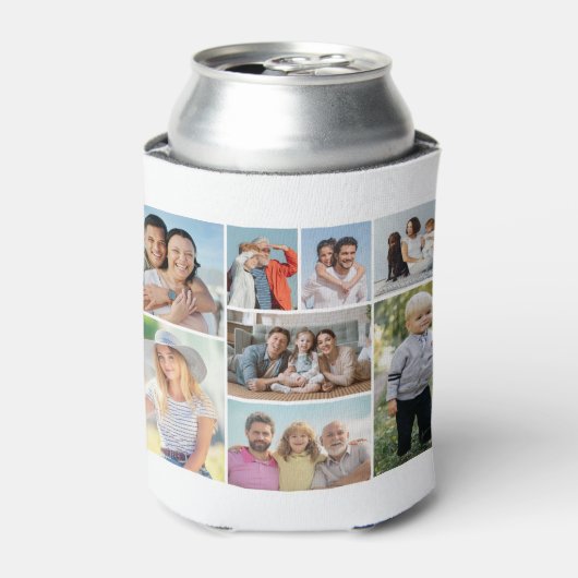 Creëer Uw eigen fotocollage 8 Blikjeskoeler (Blikje Voorkant)