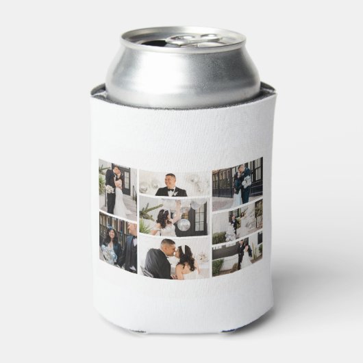 Creëer Uw eigen fotocollage 8 Blikjeskoeler (Blikje Voorkant)