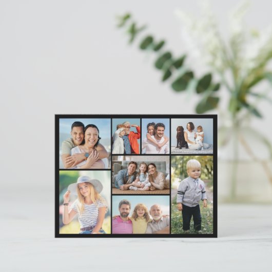 Creëer Uw eigen fotocollage 8 Briefkaart (Staand voorkant)