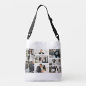 Creëer Uw eigen fotocollage 8 Crossbody Tas (Achterkant)