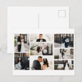 Creëer Uw eigen fotocollage 8 Feestdagenkaart (Voorkant / Achterkant)