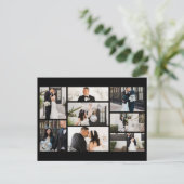 Creëer Uw eigen fotocollage 8 Feestdagenkaart (Staand voorkant)