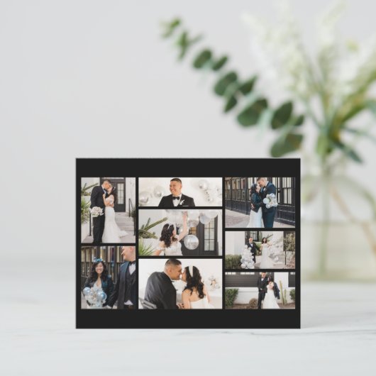 Creëer Uw eigen fotocollage 8 Feestdagenkaart (Staand voorkant)
