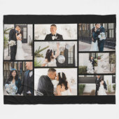 Creëer Uw eigen fotocollage 8 Fleece Deken (Voorkant (Horizontaal))