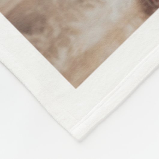 Creëer Uw eigen fotocollage 8 Fleece Deken (Hoek)