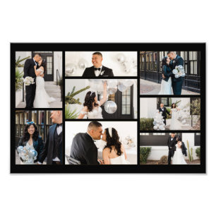 Creëer Uw eigen fotocollage 8 Foto Afdruk