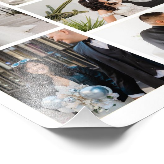 Creëer Uw eigen fotocollage 8 Foto Afdruk (Hoek)