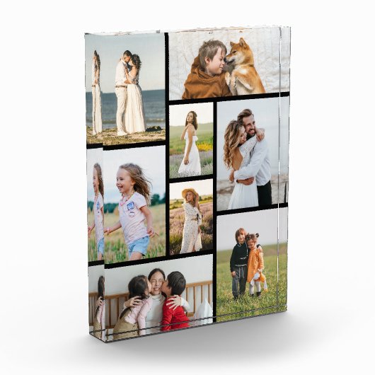 Creëer Uw eigen fotocollage 8 Fotoblokken (Links)