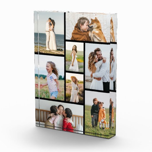 Creëer Uw eigen fotocollage 8 Fotoblokken (Rechts)