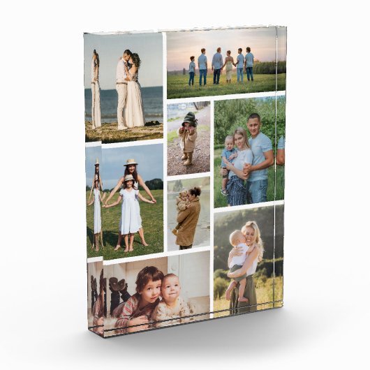 Creëer Uw eigen fotocollage 8 Fotoblokken (Links)