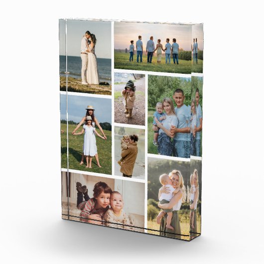 Creëer Uw eigen fotocollage 8 Fotoblokken (Rechts)