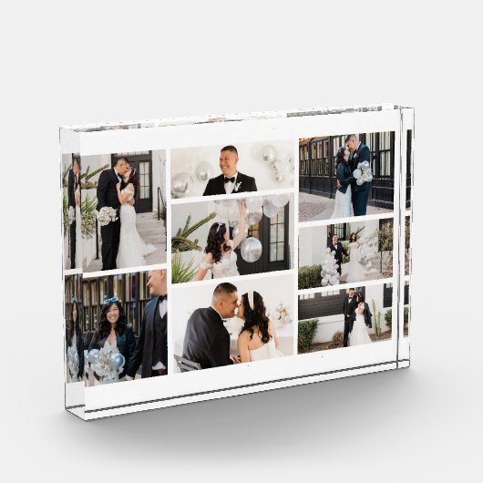 Creëer Uw eigen fotocollage 8 Fotoblokken (Links)