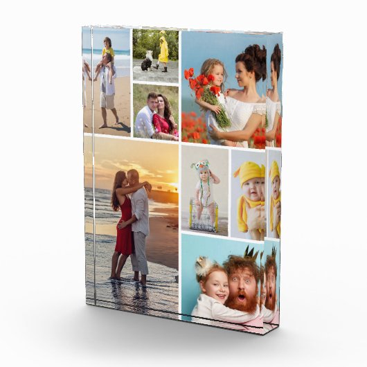 Creëer Uw eigen fotocollage 8 Fotoblokken (Rechts)