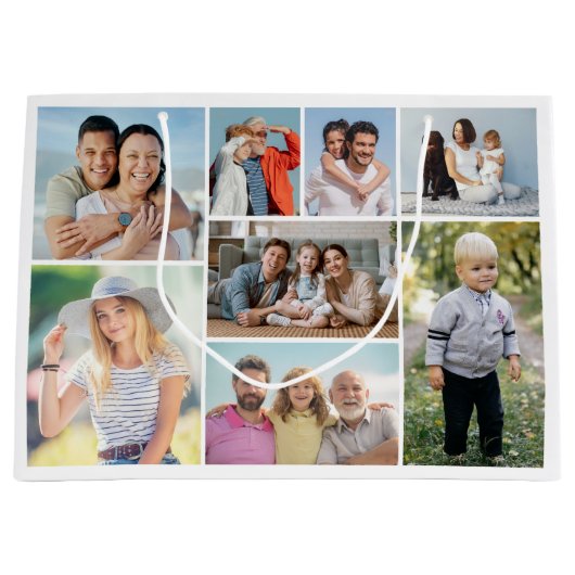 Creëer Uw eigen fotocollage 8 Groot Cadeauzakje (Voorkant)