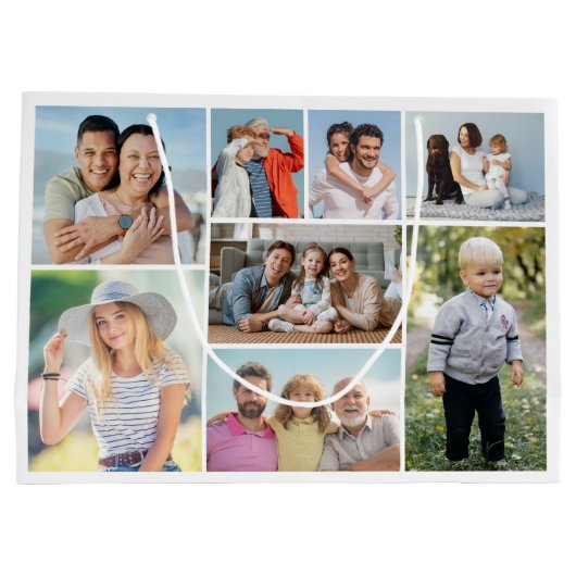 Creëer Uw eigen fotocollage 8 Groot Cadeauzakje (Achterkant)